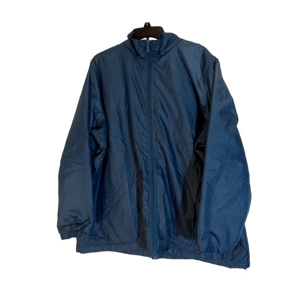 Totes Jacket Coat Mens Size 2XL Blue Full Zip No Hood Fleece Lined Pockets - Picture 1 of 6